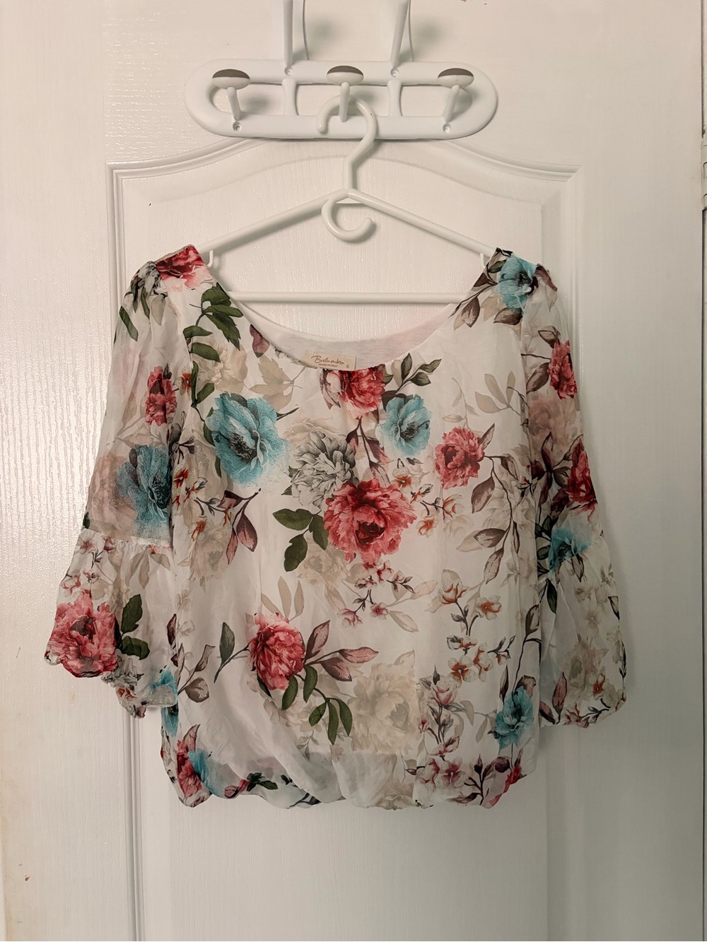 Italian Floral Blouse
